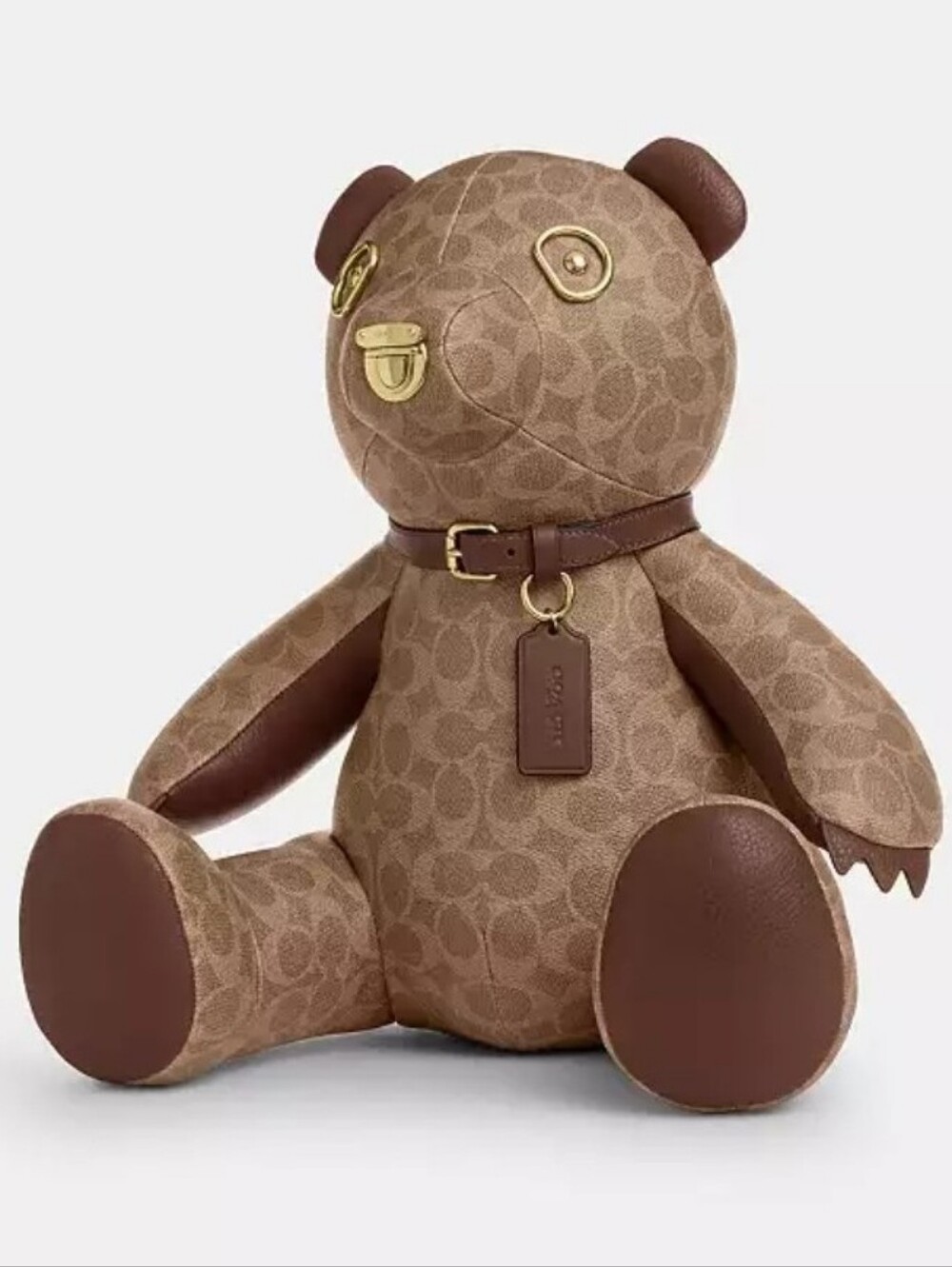 Coach Collectible Bear in Signature Canvas - Picture 12 of 12